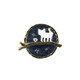 QUAMER gold store starry sky cat brooch high-end female creative corsage retro pin metal badge clothes with branch cat