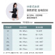 梵迪拉（F.DYRAA）泳衣女高级分体短袖温泉保守显瘦游泳馆泳装四件套12034黑粉色3XL