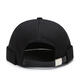 New fashion four-season landlord hat men street trendy hip-hop hat brimmed melon skin hat women light board hat women trendy black gold embroidery adjustable