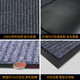 Aoxi Commercial Welcome Floor Mat Door Mat Hotel Opening Welcome Foot Mat Water-Absorbent Outdoor Door Anti-Slip Mat Gray Car Tire Pattern-Welcome 180*300CM