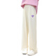 
Pitt Pitt girls wide-leg pants summer thin children's ice silk pants big children's summer sweatpants girls summer trousers suit 15025 meters white + 15277 blue 140 cm