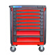 Kezitu hardcover imported practical auto repair tool cart mobile repair tool box car repair special cart tool SY-778 tool cart (7 drawers + storage cabinet))