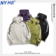 
NY-MR trendy brand co-branded work jacket for men and women same style spring and autumn outdoor casual hooded trendy charge jacket top JKCY-9276# Rice apricot color XL