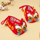 Midur national style baby toddler shoes tiger toe shoes baby soft sole shoes big red festive embroidery handmade soft sole lion tiger dragon no_National trend dragon tiger (dragon and tiger shoes) 12 inner length 12cmM (recommended from June to December)