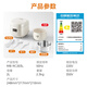 Midea low-sugar rice cooker for 1-2-3 people, rice soup separation mini rice cooker 2 liters, reducing reducing sugar 44.6%, small rice cooker, multi-functional firewood rice micro-pressure rice cooker, 2L food grade non-stick white jade crystal kettle + 304 stainless steel sugar kettle