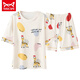Catman Miiow Pajamas nuevos con almohadillas en el pecho para mujeres para el verano de algodón puro de manga corta al estilo coreano casual se puede usar ropa de dos piezas para el hogar.