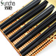 双枪（Suncha）合金筷子家用防霉耐高温防滑5双装筷子餐具KZ4510 8双 金大福 KZ4882