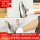 Nouveau équationnenb 880 'Gun Metal' Simple rétro tissu tissu cuir Pig Pig Skin bas Top Casual Running Chaussures 2e Largeur 42.5