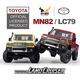 Zifan 25 Toyota pickup jouet voiture télécommandée Mangniu MN82 quatre roues motrices tout-terrain Toyota pickup voiture électrique pour enfants 2 batteries 500 mAh MN82 rouge version autocollant DIY Mangniu version usine