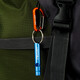 Pelliot Outdoor Camping Haken Schnalle Mehrzweck tragbarer leichter Schlüsselbund Wasserbecher Hook 16106402 Orange große Größe *2