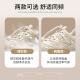 
ZHR hiking shoes for women outdoor hiking sports shoes for women lightweight thick sole breathable women's shoes G683 apricot color 38