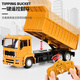 
Xingpo remote control mixer model car toys children boy 3 years old 6 cement mixer truck tank truck engineering truck can discharge materials Remote control truck - one-click unloading 4 sets of rechargeable batteries + remote control battery ++