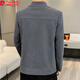Pierre Cardin Men's Jacket Men's Spring and Autumn Trendy Casual Lapa Caet 2025 New Spring Men's Top LJK695 Gray XL [Adecuado para 120-135Jin [Jin iguala 0.5 kg]]]