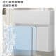 Deepened integrated ceramic washbasin small apartment bathroom bathroom cabinet combination small size washbasin mini 45x30 deepened basin main cabinet + mirror