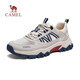 Camel (chameau) Chaussures de randonnée en plein air masculin pour les chaussures de sports et décontractés respirants de nouveau monh G14S342157 beige / bleu (style filet transparent) 42