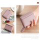 DUTRIEUX anti-degaussing multi-card slot genuine card holder zipper card holder women's compact credit card holder accordion card coin purse simple genuine card bag bean powder 20 card slots
