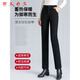 RLAS detachable down pants for women's outer wear 2026 new high-waisted thickened white duck down loose slimming straight warm cotton pants black M 165