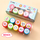 
Mili seal children's cartoon check-in mini teacher reward stamping artifact small red flower activity pass the level encourages teachers primary school students points medal kindergarten teaching toys