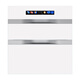 Série OUPAIQUAN CAPAGE DE DÉSINFECTION ENGÉDÉE MÉNAGE À TROIS CAPILITÉ À trois couches Small Temperature Multi-fonction Cupboard Ultraviolet Séchage de petite taille 600 ouvertures hautes en dessous de 580 Écran de couleur en acier inoxydable en acier inoxydable à 580 A717
