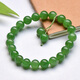 
Keyukaoke guaranteed price 618 Hetian jade bracelet Women's jade bead bracelet Jade bracelet Model 1 About 8mm D1283z