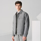 Tanzen mit dem Wolf [68% Wolle] Herbst- und Winter -Down -Jacke Herren -Technologie -Verriegelungswerkzeug Revers Jacke 004 Blume Asche 175
