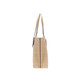 CoaCH (COACH)CITY 33 women's bag tote bag fashion printed one-shoulder handbag large capacity bag Valentine's day gift sand yellow with taupe CV967SVPWH gift