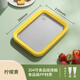 Mu Yunyao imported yogurt machine from Germany, home small ice frying machine mini children's special ice cream fried ice tray without plug-in [lemon yellow large] 304 stainless steel