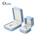 
Duobaoni Jewelry Box High-end Rounded PU Leather Ring Box Bracelet Pendant Earring Box Gift Jewelry Packaging Box Customized Logo Pendant Box-H15903