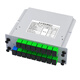 Nokoxin telecommunications-grade plug-in fiber optical splitter one-point two single-mode large square head SC/UPC plug-in card splitter 1-point 16 plug-in SC/APC (Broadcasting and TV)