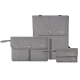 
Diplomat Diplomat Three-piece Set (Backpack + Bottom Bottom Pack + Mobile Phone Pack) DS-14065L Gray