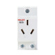 DELIXI modular socket HDXE316AC rail power supply strong lighting box distribution box socket three plug 16A