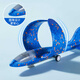 COODORA Airplane Toys Glowing Foam Airplane Gun Boy Ejection Airplane Launcher Outdoor Stand Toy Gift