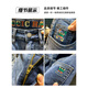 Qianji (QIANJI) blue jeans men's spring and autumn new trendy embroidered casual trousers soft and elastic micro-harem pants blue [IT5220] 30 suitable for weight 122-130Jin [Jin equals 0.5 kg] wear