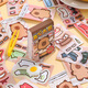 Lisa Duck Kapibala Dress Up Doudou Buch Mini süßer Aufkleber Slutty Fisch tragbares Taschenbuch Spaß Spielzeug [Familienporträt]