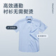 
Seven Wolf Short Sleeve Shirt DP No Iron Shirt Summer New Product Fashion Commuter Men's Shirt Business Men's Formal Wear 801 (Beige) XL 175