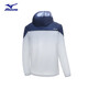 Mizuno (MIZUNO) outdoor skin jacket for men in summer, breathable and lightweight ice silk fishing hiking jacket for men, gray/dark blue L