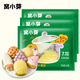 窝小芽彩蔬卡通水果馒头220g*3 共18个 30%果蔬泥儿童馒头早餐速食 面点