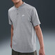 Nike (Nike) Polos de polo gris Henry Henry Camisa Summer NUEVO Menores de algodón puro de manga pura Camiseta Sports Top Grey FN3895-063 Pure Cotton Breatable S 100-120Jin [Jin equivale a 0.5 kg]