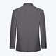 Qipai men's suit new style business casual simple stand collar young and middle-aged suit tunic 126JC70740 medium gray 46 B170/92B