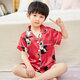 Disney Sommer kurzärmelige Kinder-Pyjamas Eisseide Dünne Sommerjunge Seiden kleines Mädchen Baby Cartoon Home Anzug 679 Junge 170 Größe 8 Empfohlene Höhe 90-105 cm