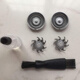 Geeignet für FEIKE FR6 ELEKTRISCHER Rasierer FS711FS871FS325 876 FS719 872 Blade Net Messer Kopfzubehör 1 Klinge + 1 Messernetz (Masse) ohne Logo