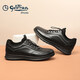 Goldlion men's shoes, business casual shoes, fashionable, comfortable, soft elastic band leather shoes G539410008AAA with gallbladder 42