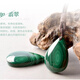Luxurious natural malachite water drop pendant Hubei green exotic pattern pendant Natural malachite water drop pendant Hubei green exotic pattern pendant