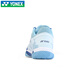 YONEX YY badminton shoes new breathable non-slip shock-absorbing wear-resistant competition men's and women's wide-last sports shoes ELZ3W light blue men and women same style wide-last version 41 (265mm)