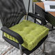 Yingzhu'er seat cushion thickened chair chair cushion soft butt cushion buttocks four seasons office sedentary soft cushion student classroom thick seat cushion green grass 40*40cm square thick about 8 miles