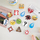 Maimid's weird and weird hairpins, sweaty and speechless water drops, Internet celebrity expression packs, emoji hairpins, hairpins, cute and funny headwear, random 12 pieces