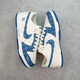 Nike (NIKE) Dunk Low Customized Colors High-end Customized Model DQ1098-348 Blue and White DQ1098-348 36 Customized Models Do not return or replace