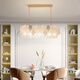 
Dina French living room chandeliers high-end luxury crystal lamp villa duplex building headlight bedroom dining light new 2025 P9887/50 full spectrum three-color light