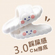 IQGD slippers for women, outdoor home fashion slippers, thickened soft soles, ice cream-milk white 38-39