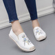 Subamo Summer Breathable Canvas Shoes Old Beijing Women's Shoes Flat-soled Versatile Casual Shoes Fisherman Low-top Single Shoes Cloth Shoes 829 White 39